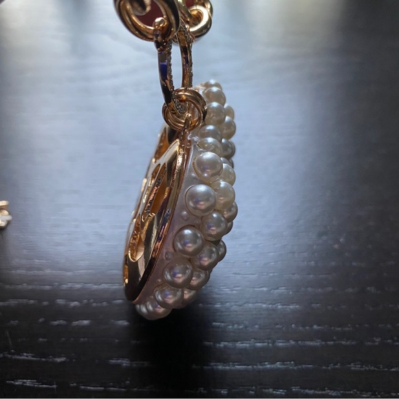 🩷 Betsey Jonson Pearl heart statement necklace - Picture 10 of 11